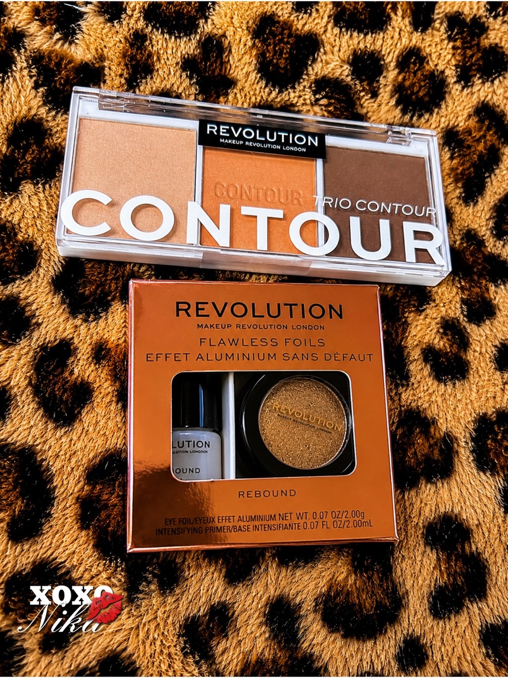 Makeup Revolution Bronze Sugar Contour Trio + Flawless Foils Rebound Set